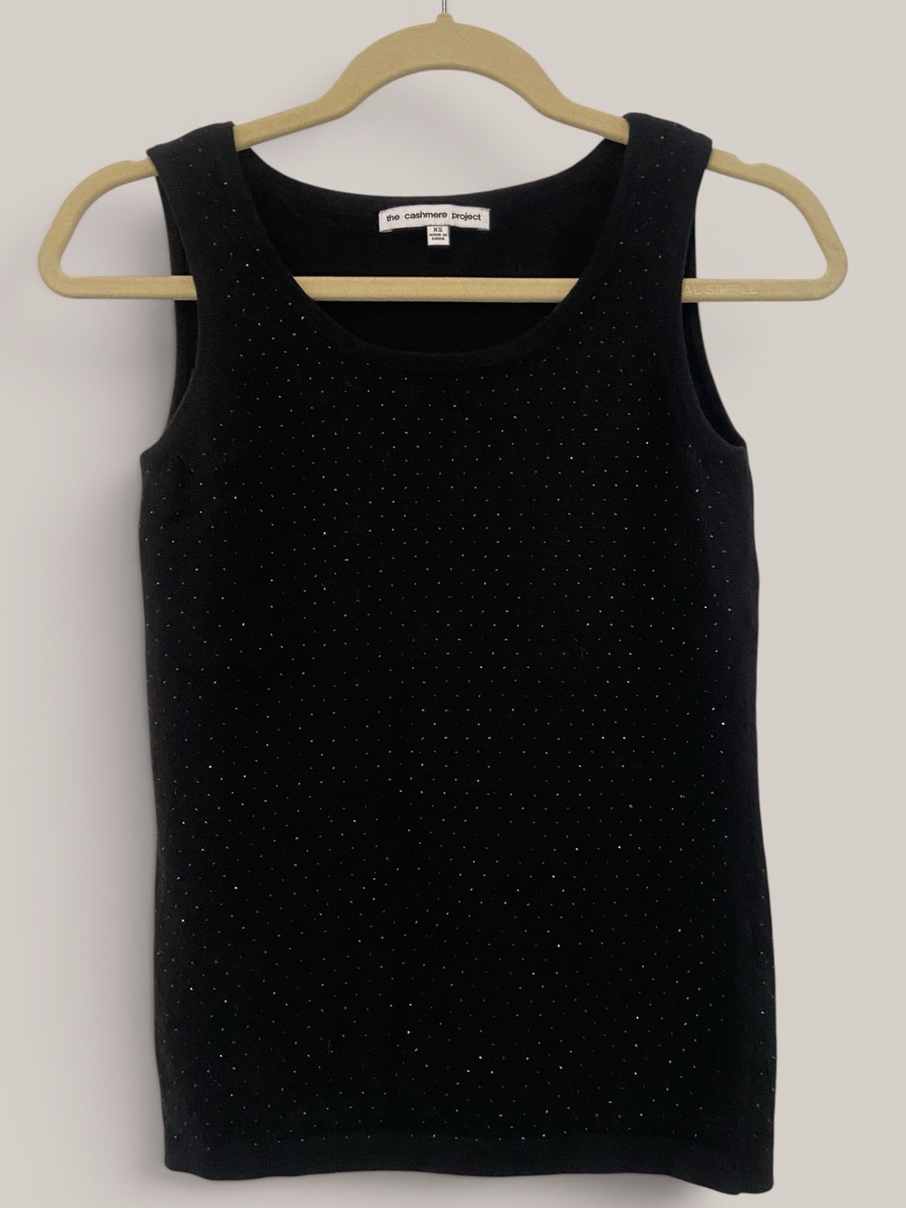 The Cashmere Project Sparkly Cashmere Tank Top